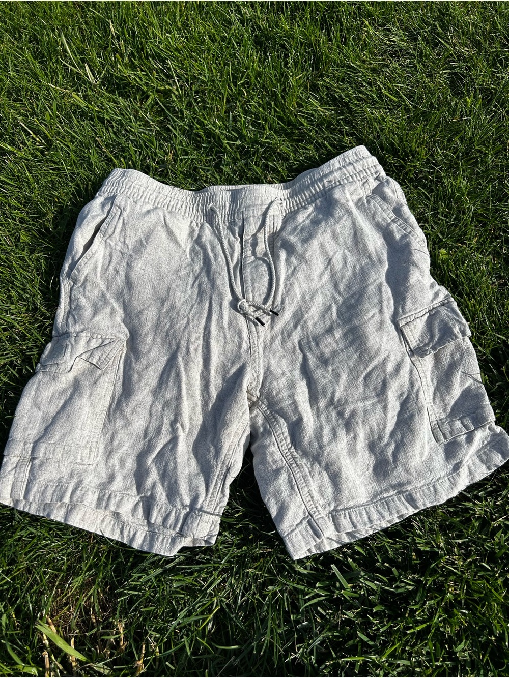 Men's Kenneth Cole New‎ York cargo linen blend Lightweight Shorts